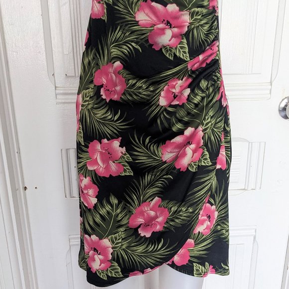 Pinup Couture Tiki Hibiscus Dress PUG - Picture 8 of 10